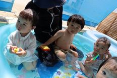 水遊び♡楽しいね